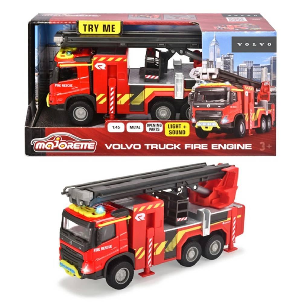 

Majorette volvo fmx truck fire game, 213713000 - red