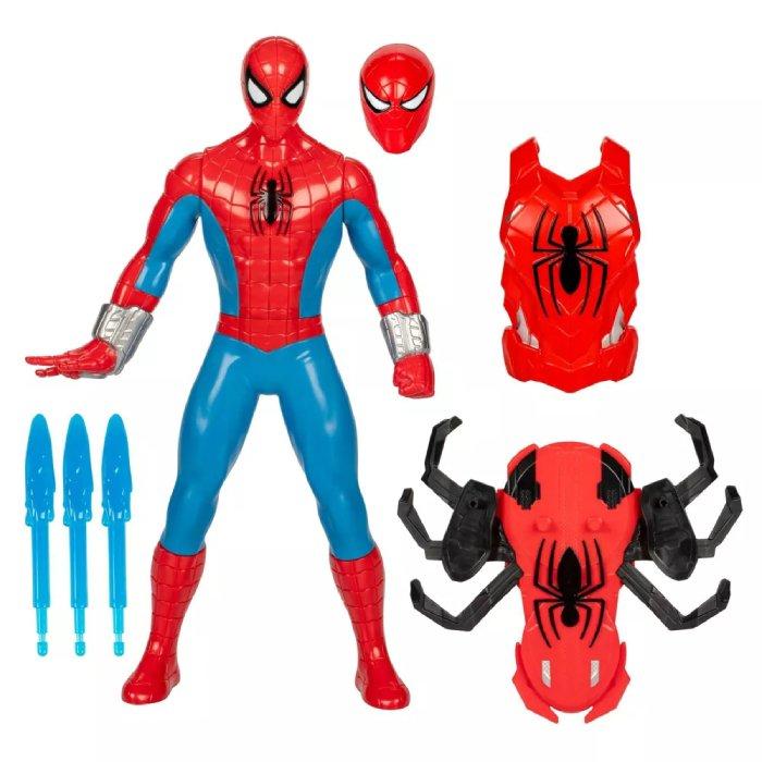

Marvel spider-man thwip blast action figure, f8841 - blue/red