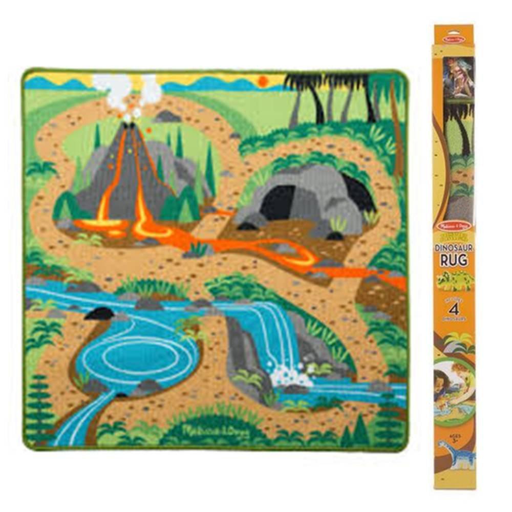 

Melissa & doug prehistoric dinosaur rug, 9427 - multicolor