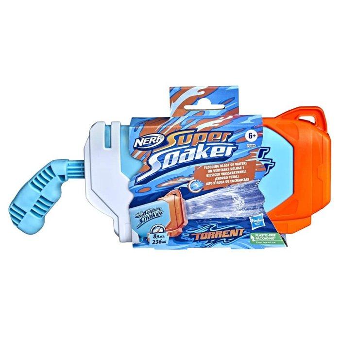 

Nerf super soaker torrent water blaster, f3889 - blue/orange