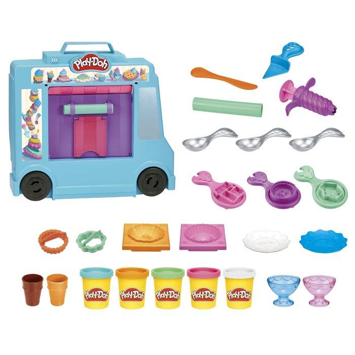 

Play-doh ice cream truck playset, f1390 - multicolored