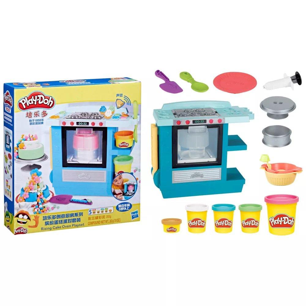 

Play-doh kitchen creations rising cake oven playset, f1321 - multicolored