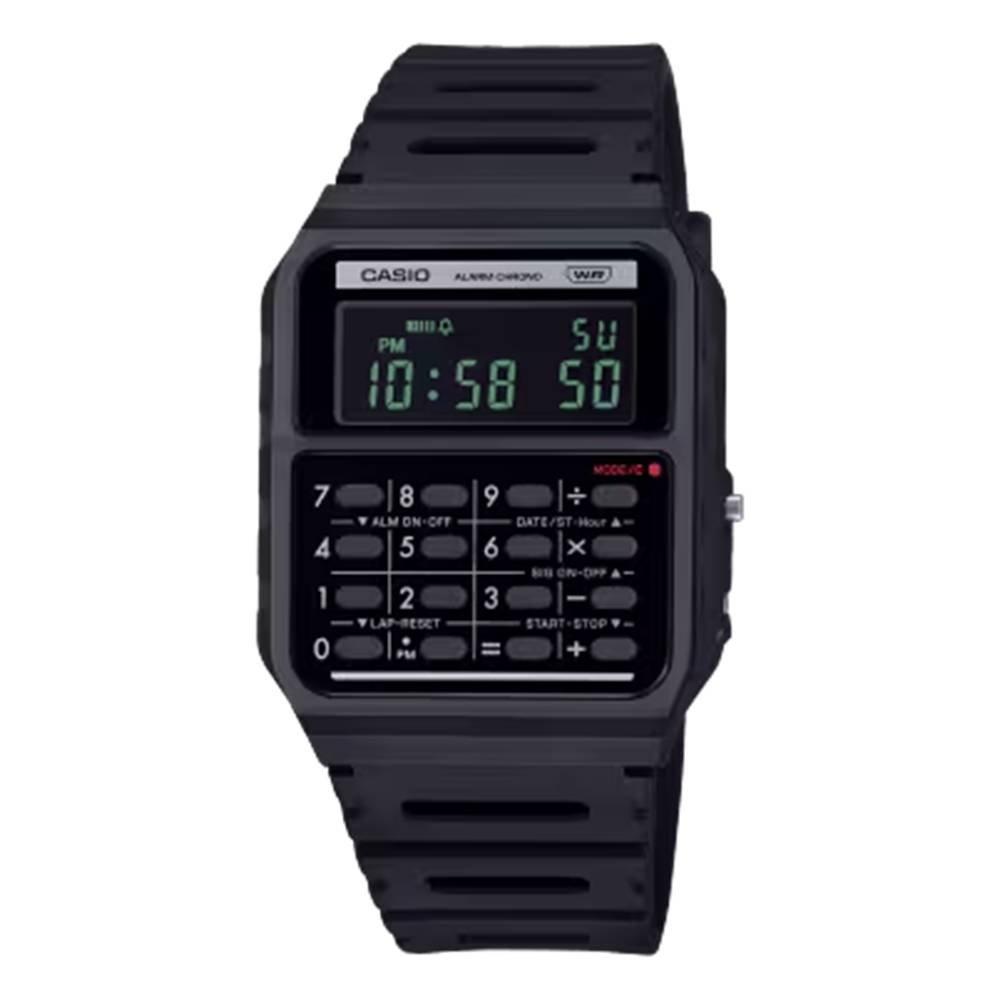 

Casio unisex data bank watch, digital, 43mm, resin strap, ca-53wb-1bdf - black