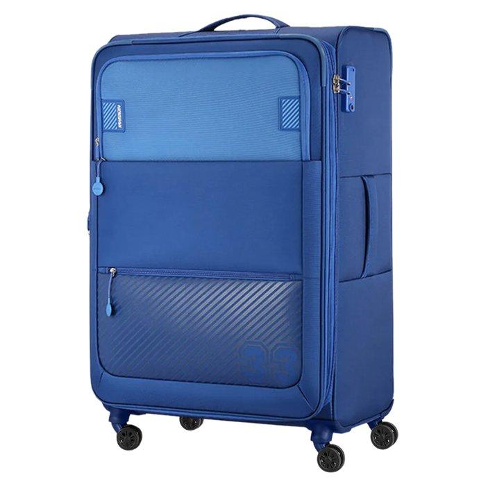 

American tourister majoris 83cm soft trolley bag, le1x01106 – blue