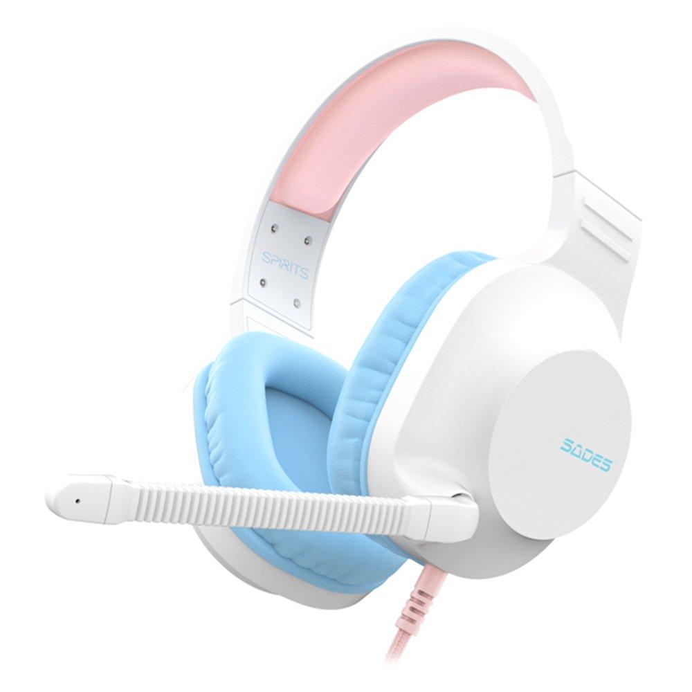 

Sades spirits wired gaming headset - pearl
