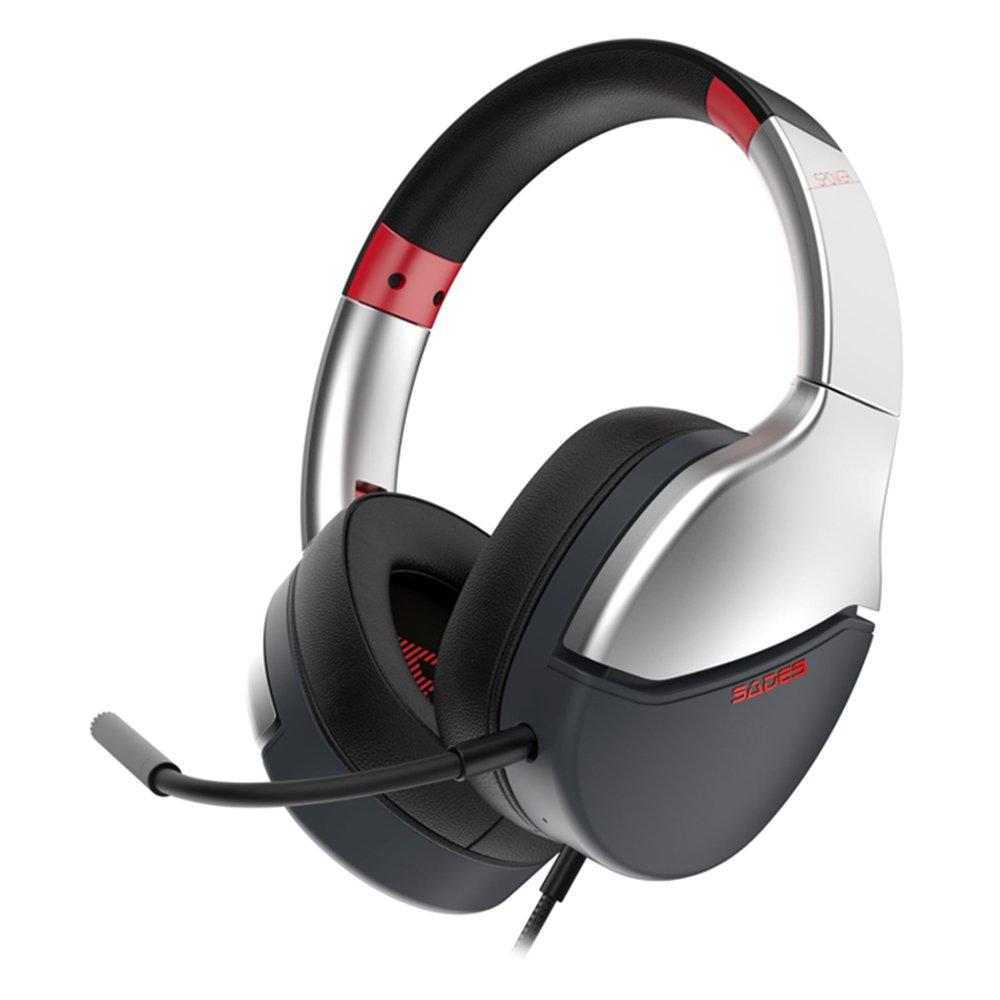 

Sades spower sa-725 wired gaming headset – silver