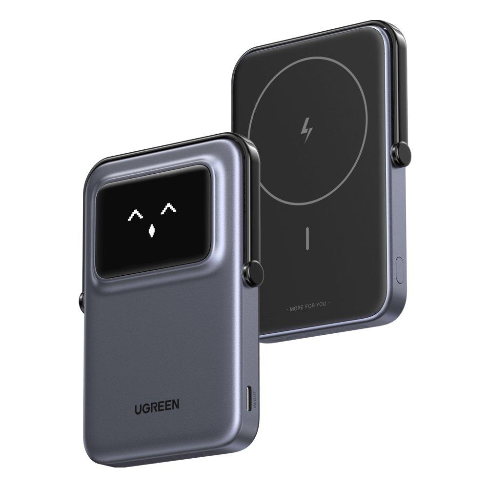 

Ugreen uno 5000mah magnetic wireless power bank, pb571 – black