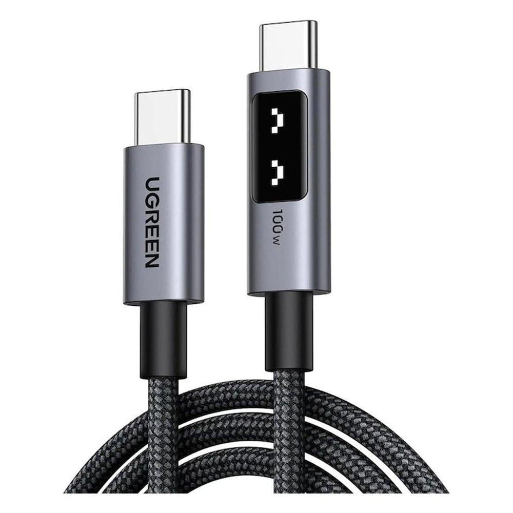 

Ugreen usb-c to usb-c 1m charging cable, l509 – grey