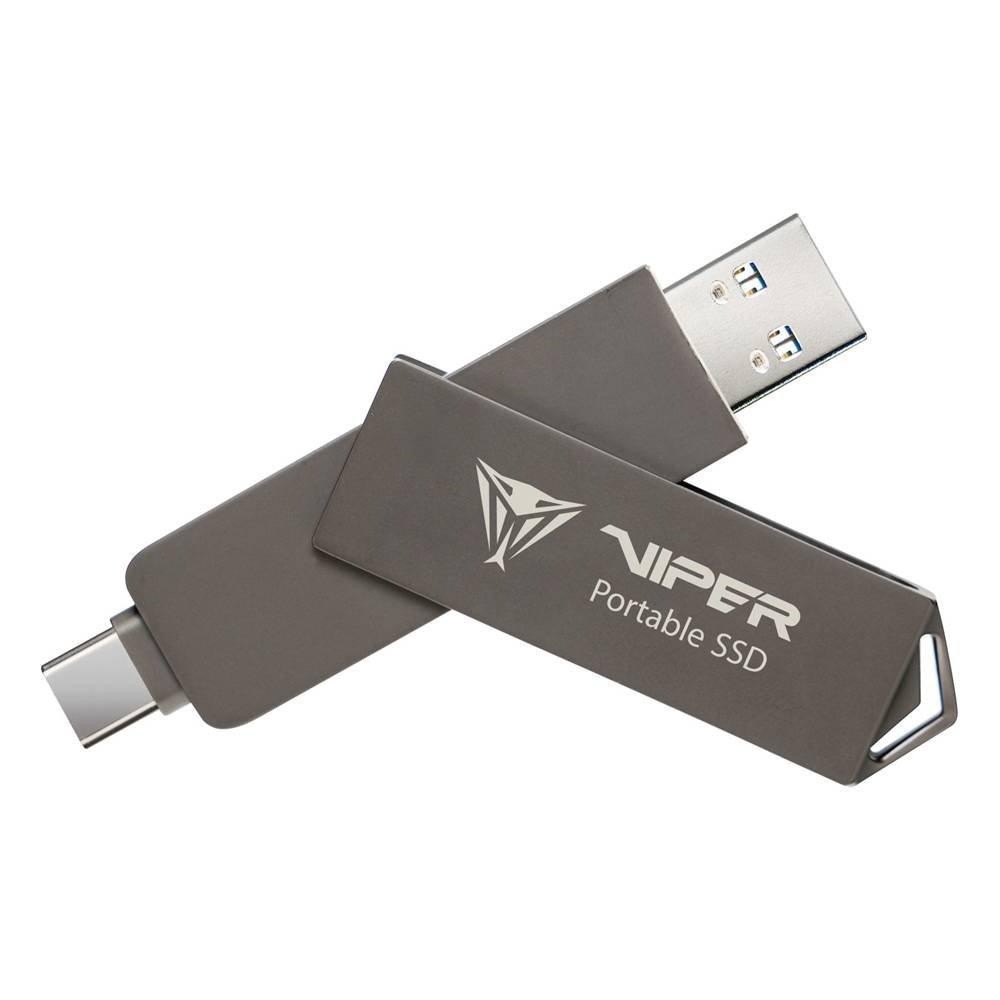 

Patriot pvp30 dual viper portable type -a and type -c flash drive, 2tb, pvp302tb28udg ...
