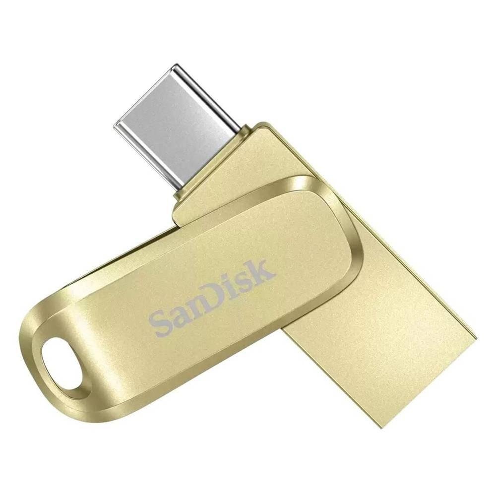 

Sandisk 128gb ultra dual drive go usb type a to type c flash drive, sdddc4-128g - gold