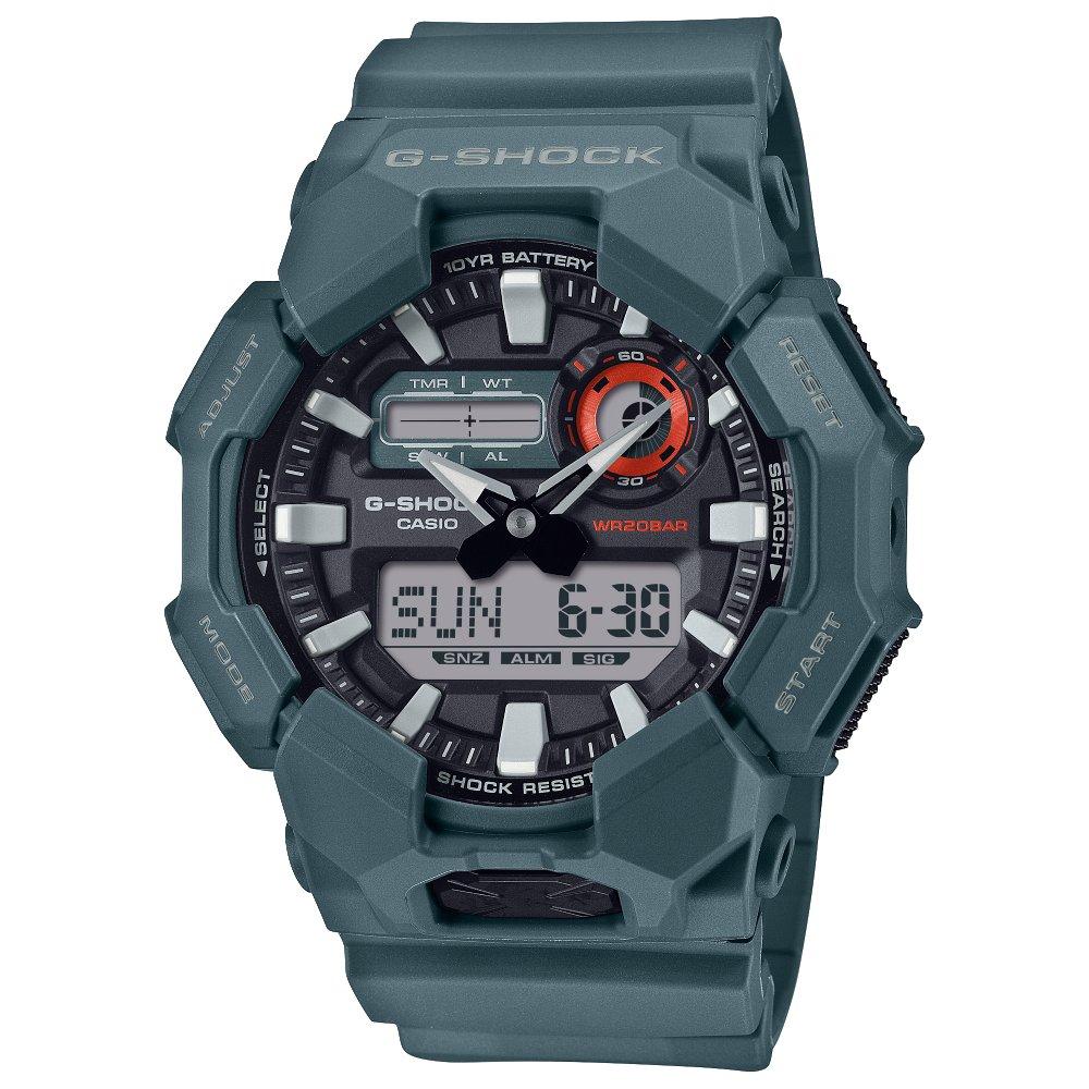 

Casio g-shock ga-010 series men's watch, analog/digital,55mm, resin strap, ga-010-2adr ...