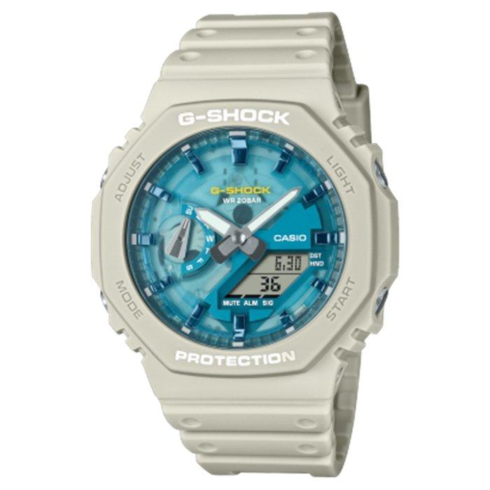 

Casio g-shock 2100 series men's watch, analog/digital, 49mm, resin strap, ga-2100as-5ad...