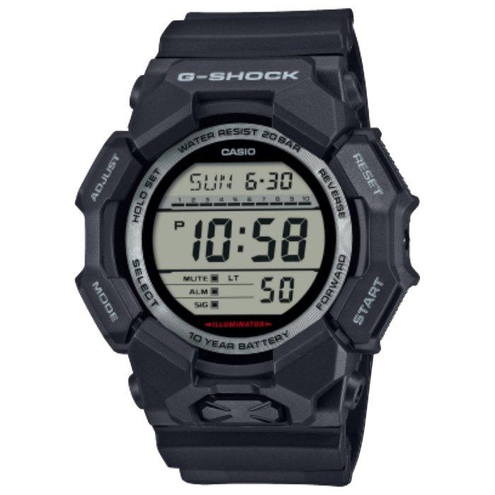 

Casio g-shock gd-010 series men's watch, digital, 54mm, resin strap, gd-010-1dr - black