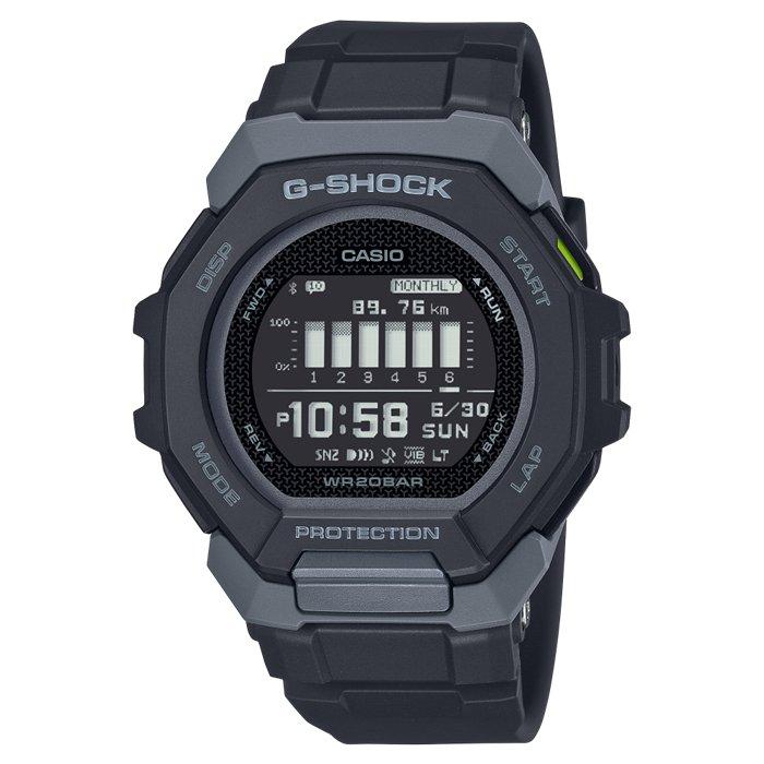 

Casio g-shock gbd-300 series men's watch, digital, 49mm, resin strap, gbd-300-1dr- black