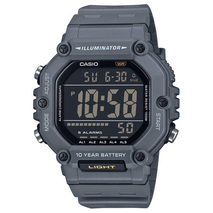 

Casio men's watch, digital, 54mm, resin strap, ae-1600h-8bvdf - dark grey