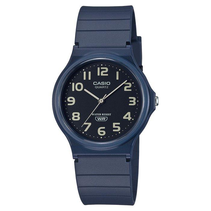 

Casio mq-24uc unisex watch, analog, 39mm, resin strap, mq-24uc-2bdf - navy