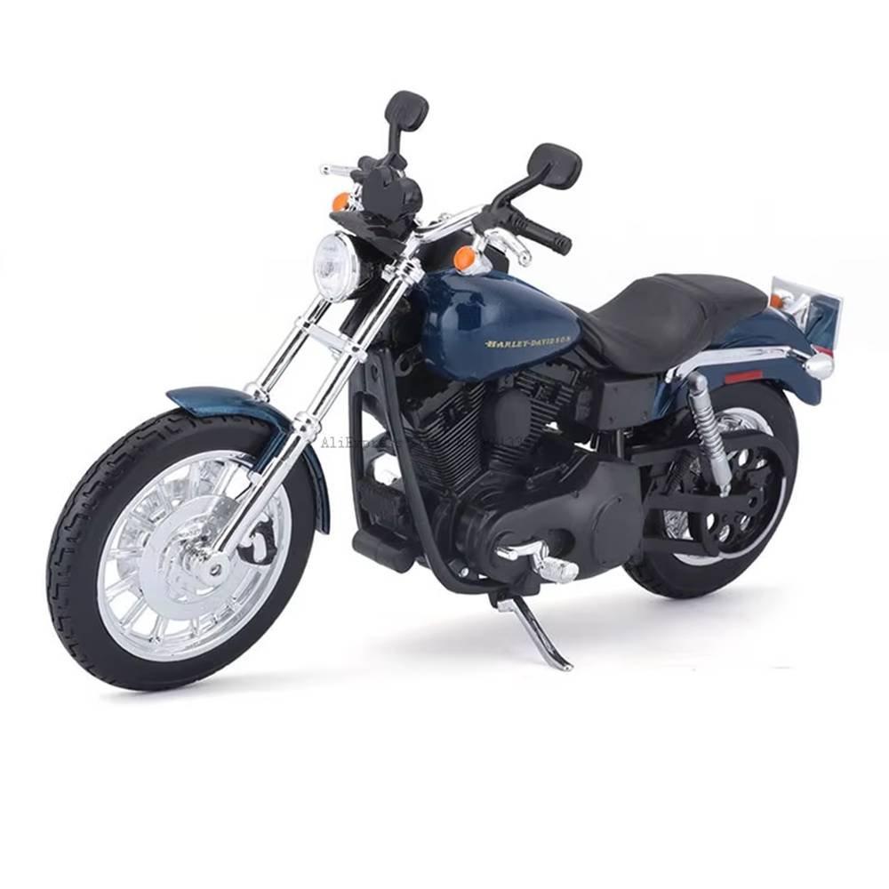 

Maisto 1:12 scale 2004 harley davidson dyna super motorcycle, 32321- blue