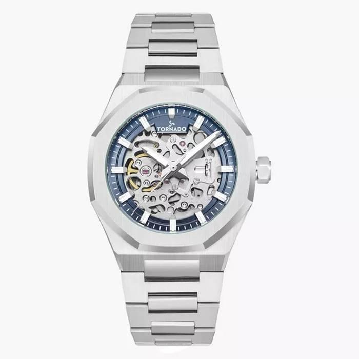 

Tornado watch for men, analog , 41mm, stainless steel strap, t24303-sbsn - silver