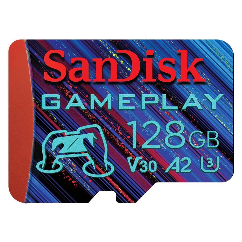 

Sandisk 128gb gameplay microsd memory card, sdsqxav-128g-gn6xn
