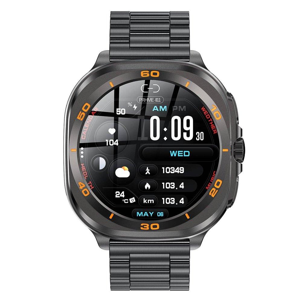

Swiss military dom 7 smart watch, metal strap – black