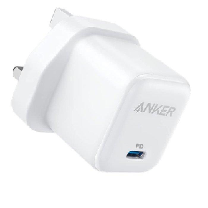 

Anker powerport iii wall charger 20w, a2149k22 - white