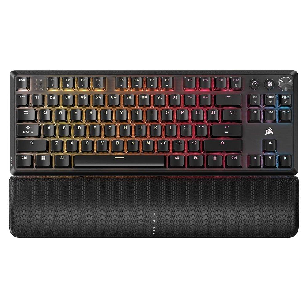 

Corsair k70 core tkl rgb - red switch wireless mechanical gaming keyboard - black
