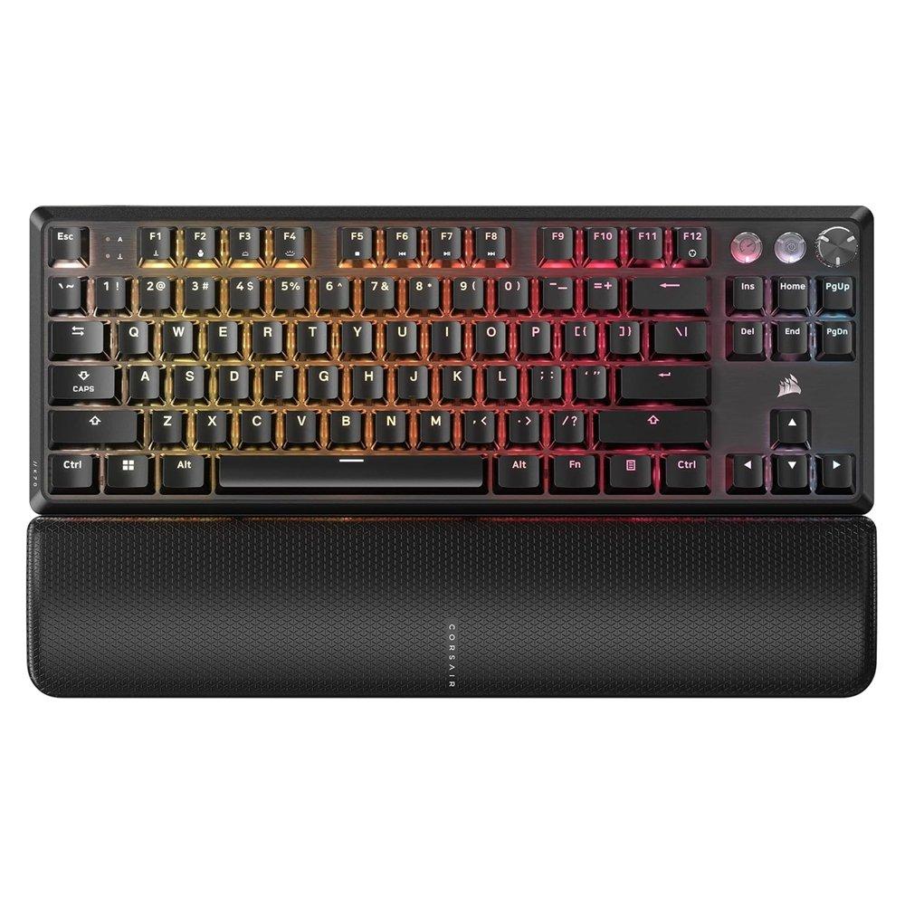 

Corsair k70 pro tkl-mgx v2 wired gaming keyboard with rapid trigger - black