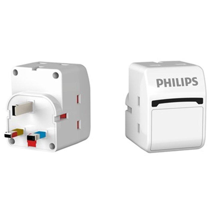 

Philips lighting 3-in-1 socket, chp1034w/56 - white