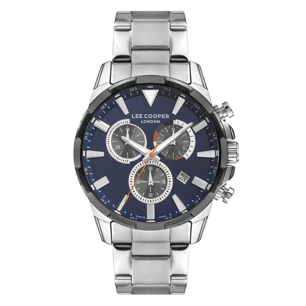 

Lee cooper men’s watch, multi function, 46mm, stainless steel strap, lc07385. 390 - silver