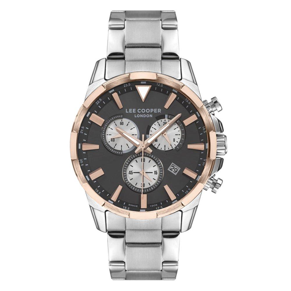 

Lee cooper men’s watch, multi function, 46mm, stainless steel strap, lc07385. 560 - silver