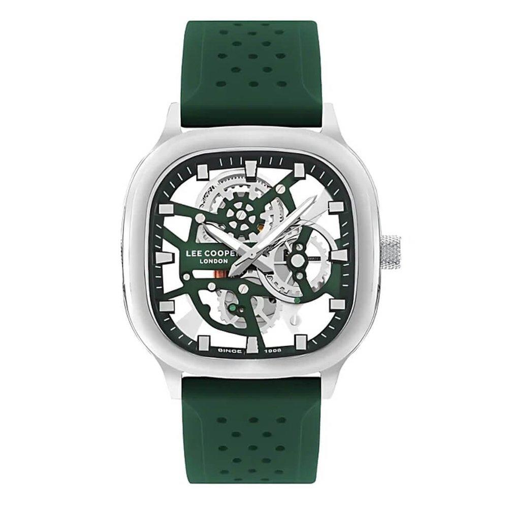 

Lee cooper men’s watch, analogue, 42-44mm, silicone strap, lc07973. 377 - green