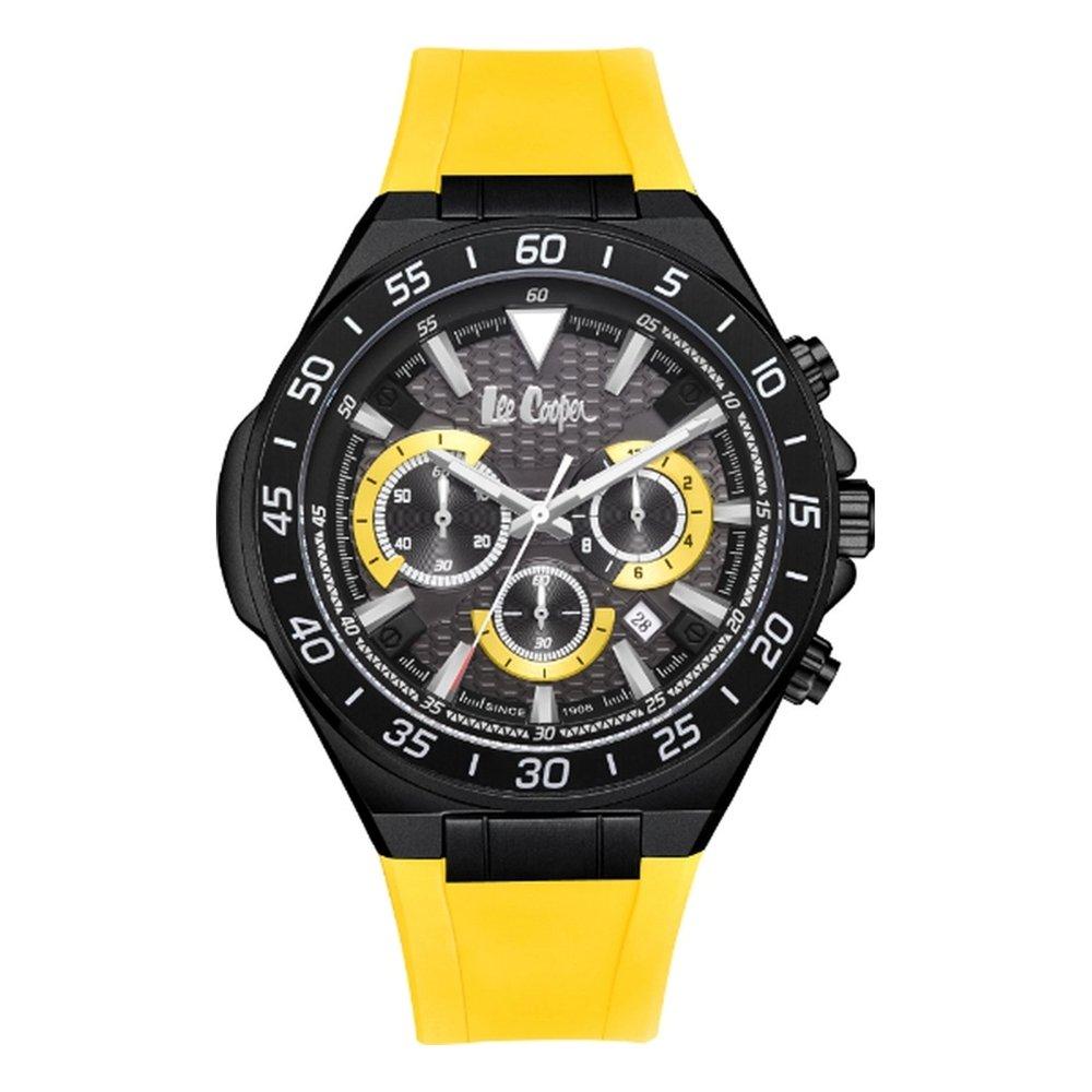 

Lee cooper men’s watch, multi function, 46mm, resin strap, lc08003. 657 - yellow