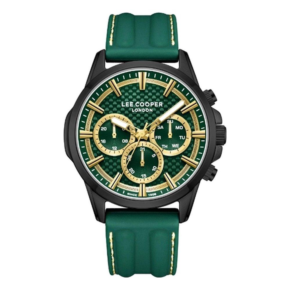 

Lee cooper men’s watch, multi function, 44mm, silicone strap, lc08048. 077 - green