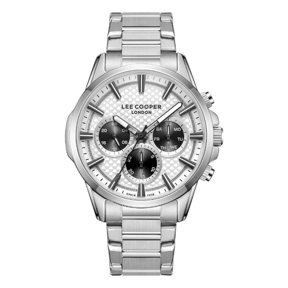 

Lee cooper men’s watch, multi function, 44mm, metal strap, lc08049. 360 - silver