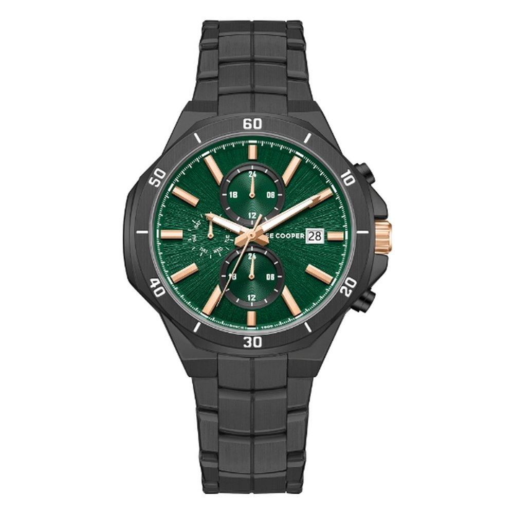 

Lee cooper men’s watch, multi function, 43mm, metal strap, lc08087. 070 - black