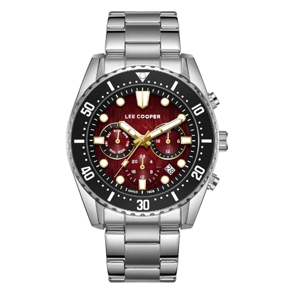 

Lee cooper men’s watch, multi function, 43mm, metal strap, lc08101. 380 - silver