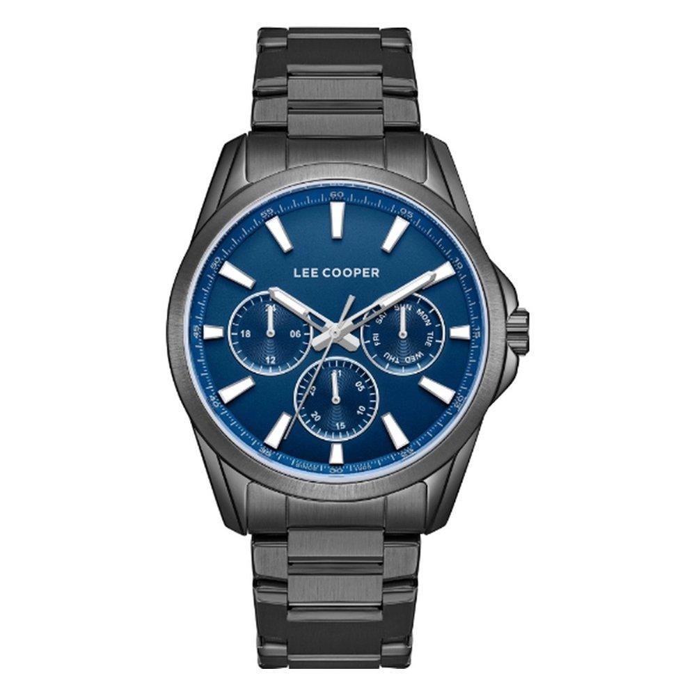 

Lee cooper men’s watch, multi function, 42mm, steel strap, lc08105. 090- black