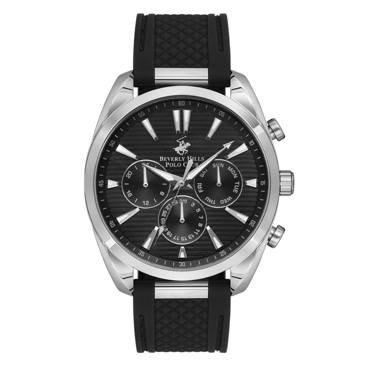 

Beverly hills polo men’s watch, multi-function, 45mm, bp3337x. 351 – black