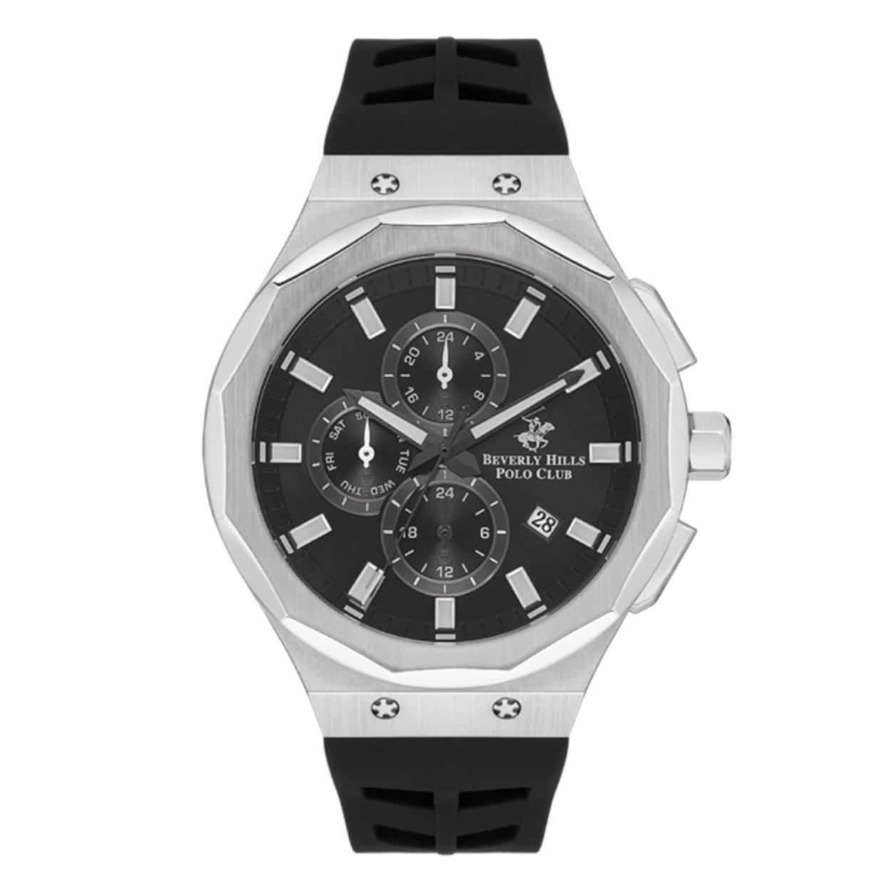 

Beverly hills polo men’s watch, multi-function, 46mm, bp3535x. 351 – black