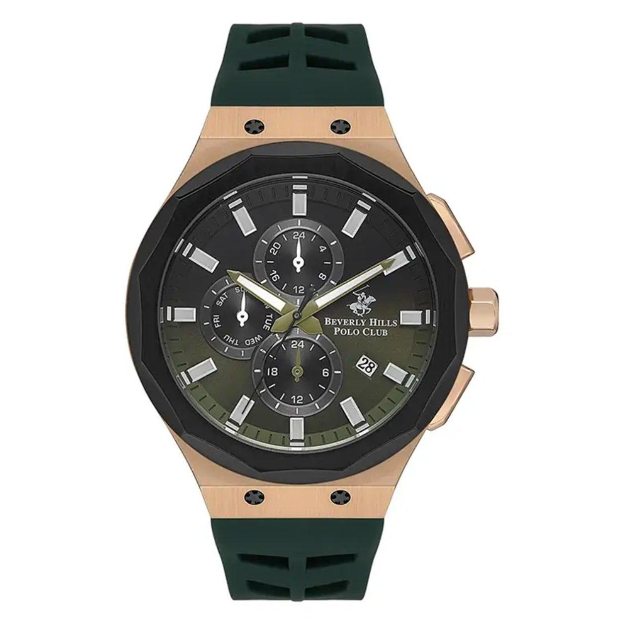 

Beverly hills polo men’s watch, multi-function, 46mm, bp3535x. 875 – green