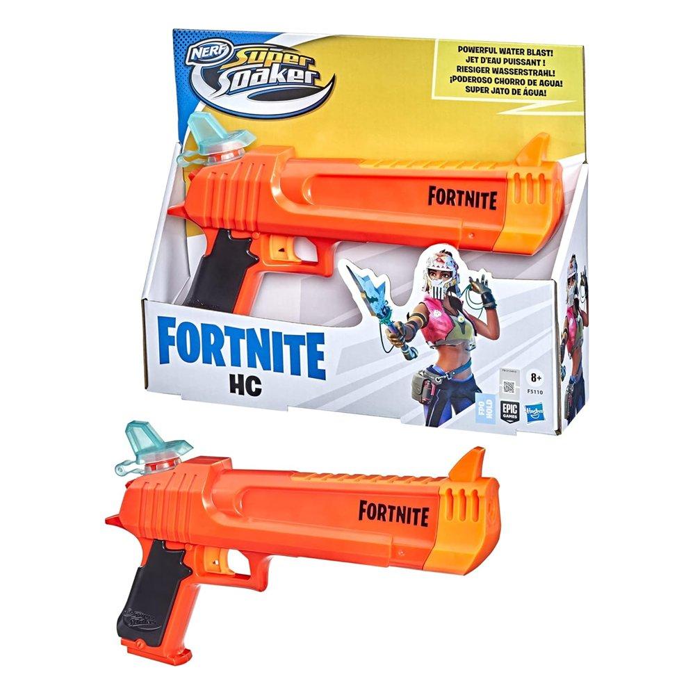 

Nerf super soaker fortnite hc water blaster, f5110 – orange