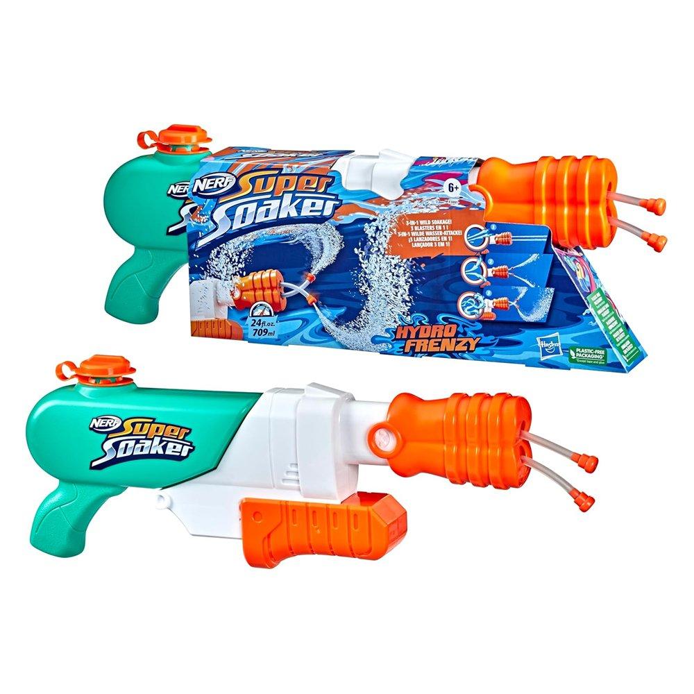 

Nerf super soaker hydro frenzy water blaster, f3891 - multicolor