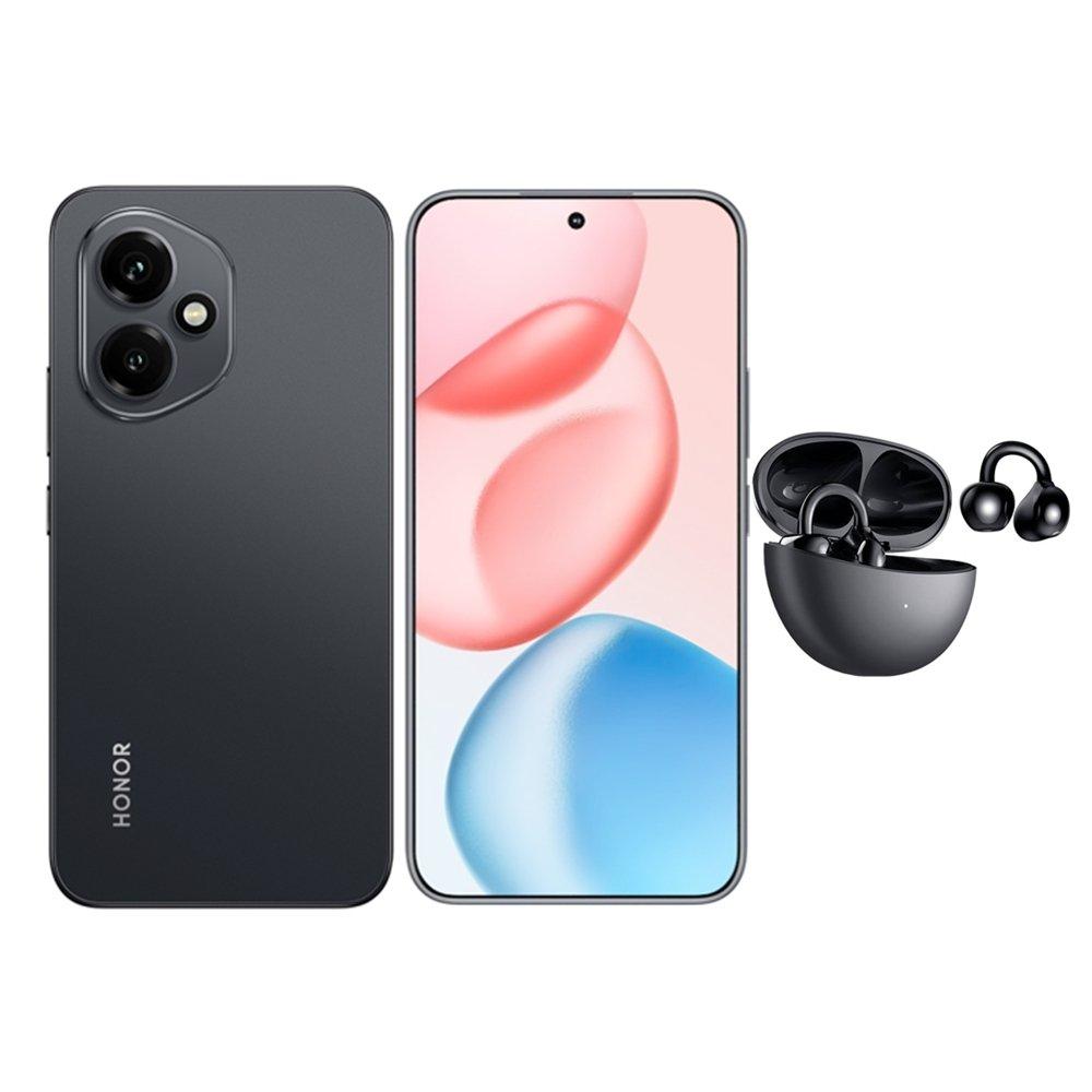 

Honor 400 5g phone, 6. 55”, 512gb, 12gb ram, 200mp - black with choice earbuds clip