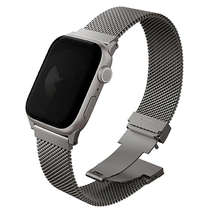 

Uniq dante apple watch adjustable band, 44-49mm – silver
