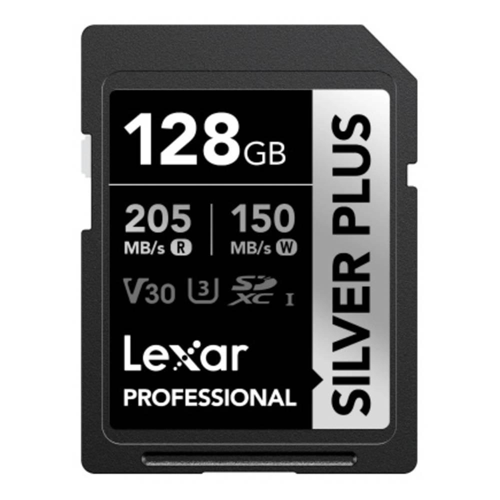 

Lexar professional plus sdxc uhs-i memory card , 128gb, lsdsipl128g-bnnng - silver