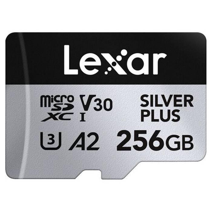 

Lexar professional plus microsdxc uhs-i memory card , 256gb, lmssipl256g-bnang - silver