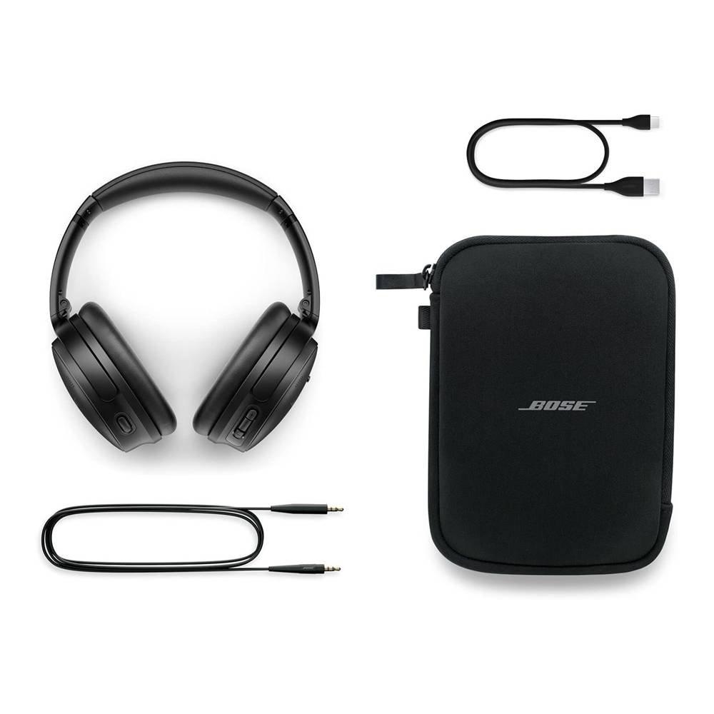

Bose quietcomfort bluetooth wireless noise cancelling headphones with carry case - black
