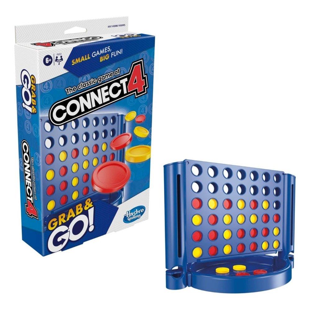 

Hasbro connect 4 grab and go board game, f8253 - multicolor