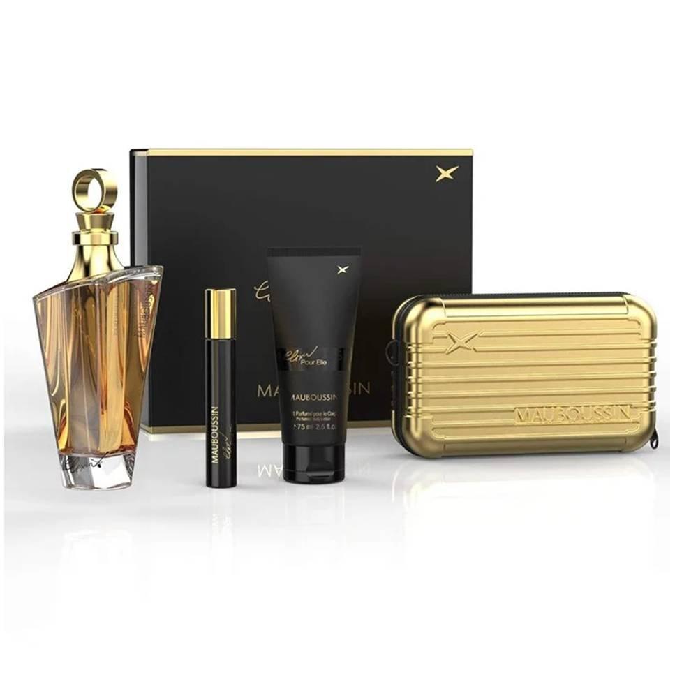 

Mauboussin prestige set elixir edp 100ml + spray 20ml + body lotion 75ml + pouch