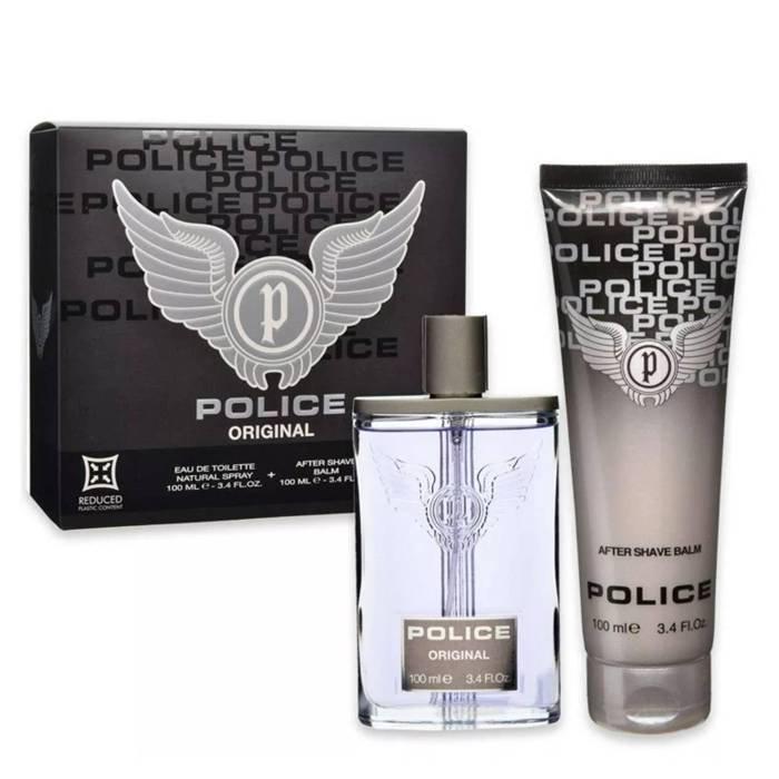 

Police original for men gift set edt 100ml + after shave balm 100ml
